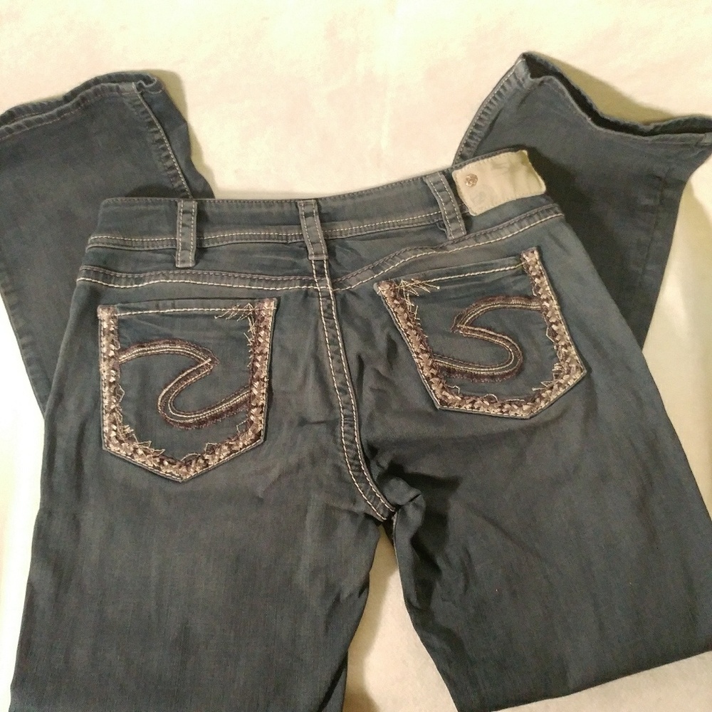 Women's Dyed Silver Jeans Suki Mid Slim Boot 30x33